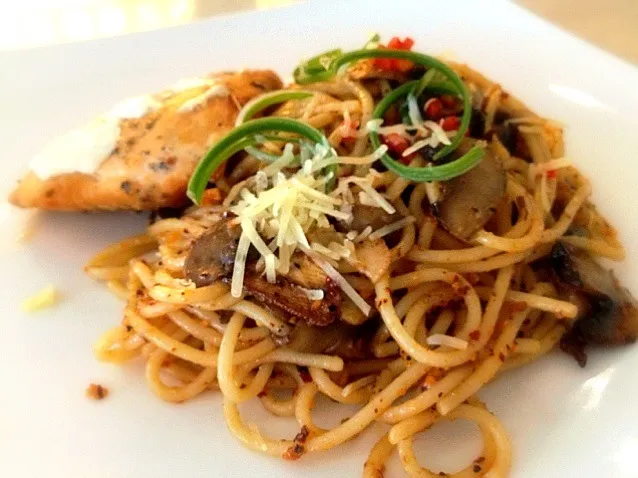 Salmon Aglio Olio|Iwan Setiawanさん