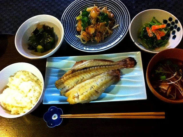 きんきの焼き魚定食|こんぶさん