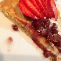 Snapdishの料理写真:抹茶あずきパンケーキ|Peiさん