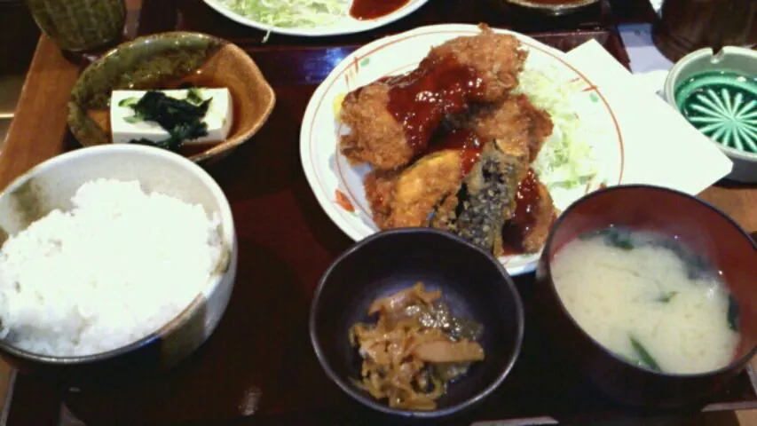 筑波あかね鶏のチキンカツ定食|風太郎さん