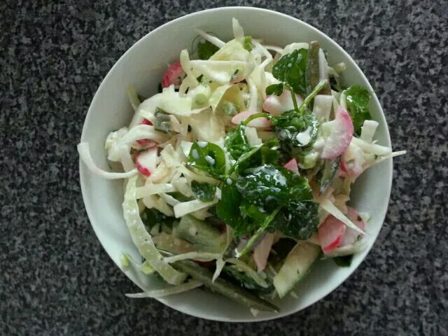 cabbage & radish yogurt lime salad|alicia sinclairさん