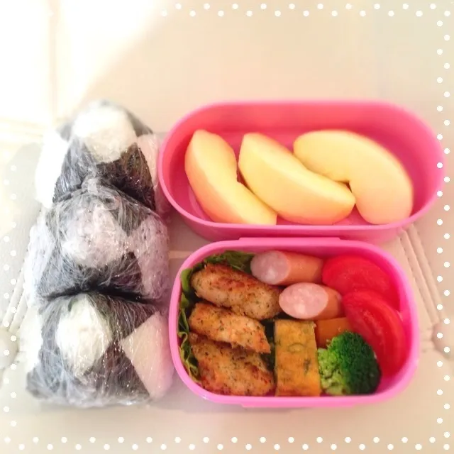 娘ちゃんのハイキングのお弁当♪|🌟さん