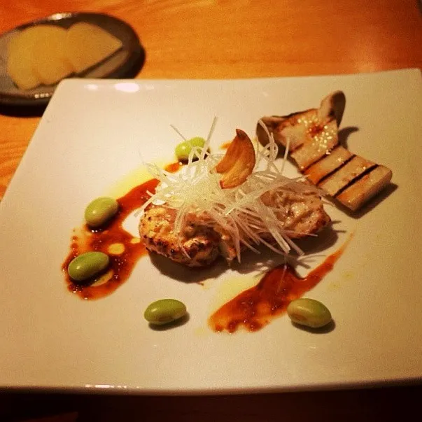 Snapdishの料理写真:知床鶏のオーブン焼 grilled chicken wasabi sauce|mmさん