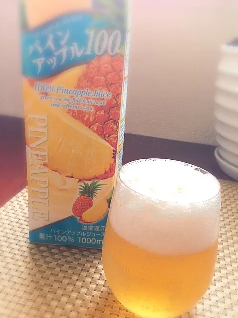 Snapdishの料理写真:Beer cocktail🍍Island junky🍹パインビール🍻✨|🌈Ami🍻さん