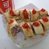 Snapdishの料理写真:義大利香料香腸捲|OK BIRD 紐西蘭手工派さん