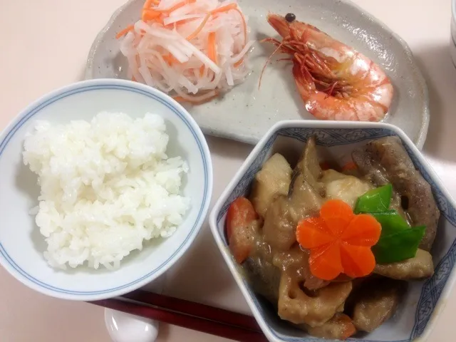 【料理教室】筑前煮、紅白なます、海老のつや煮|ニャンコさん