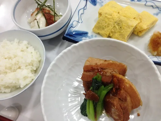 【料理教室】角煮、だし巻き、長芋の梅肉あえ|ニャンコさん