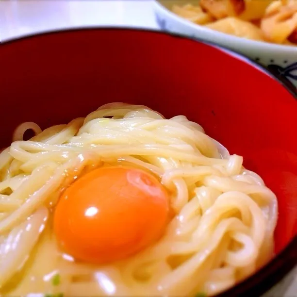 釜玉うどん|ラリオスさん