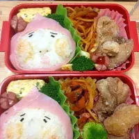 Snapdishの料理写真:カクレモモジリお弁当☆|akane iifukuさん