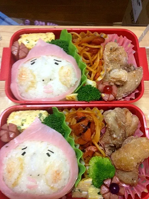 Snapdishの料理写真:カクレモモジリお弁当☆|akane iifukuさん