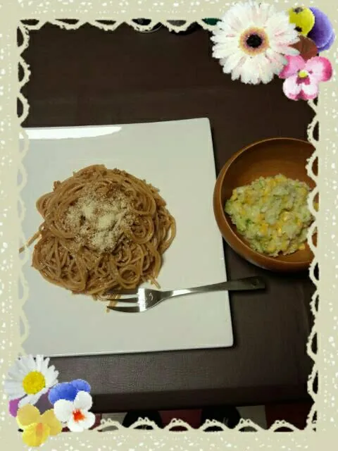 Snapdishの料理写真:ミートソーススパゲッティー|藤石真純さん