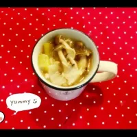 Snapdishの料理写真:生姜ときのこの中華スープ|asakoさん