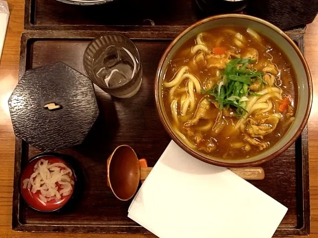 杵屋 カレーうどん+かやくご飯セット|ばーさんさん