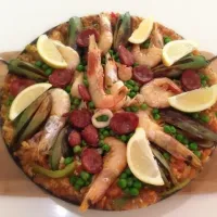 My very own Seafood and chicken Paella|Erwinさん