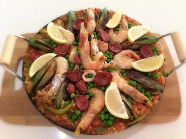 My very own Seafood and chicken Paella|Erwinさん