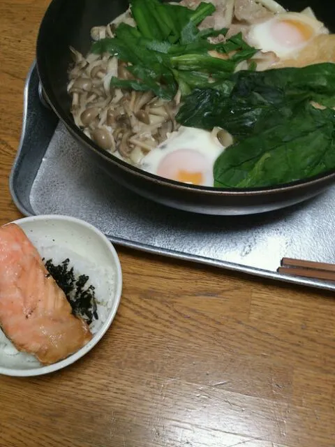 フライパンで鍋焼き～|サトヨさん