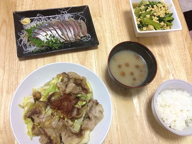 イベリコ豚と春キャベツの炒め物|ちなってぃーさん