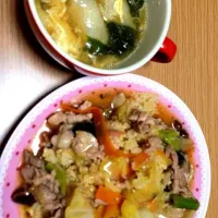 Snapdishの料理写真:あんかけチャーハン|ここあ。さん