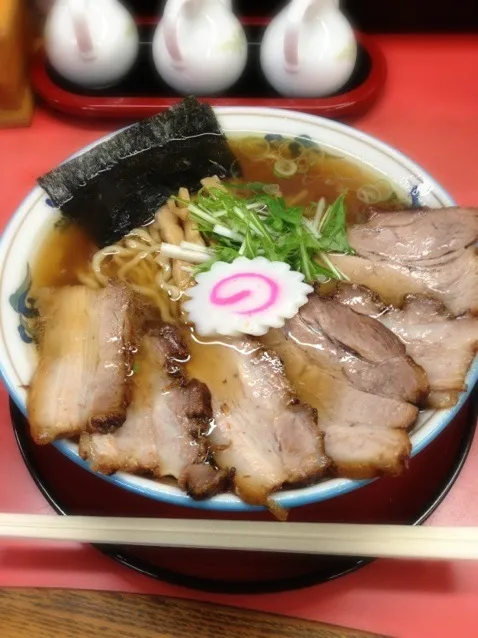 Snapdishの料理写真:半チャーシュー麺＠寅真|tomoko_fさん