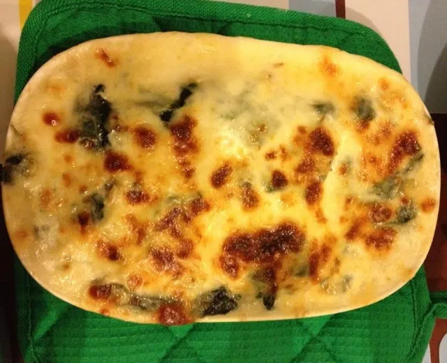 Baked spinach & enoki|Nopparat Cさん