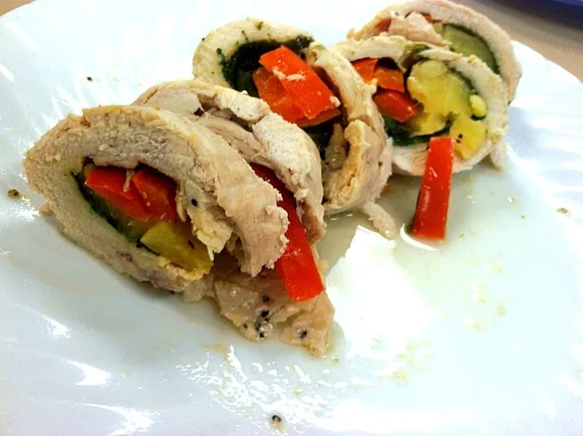 Chicken Brest pepper pineapple   and spinach|eric sarabiaさん