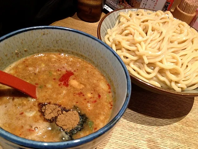 Snapdishの料理写真:辛つけ麺中盛|ひろろーんさん