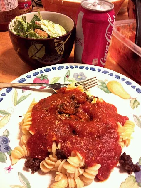 Spaghetti and Cesar Salad|Jamie DiMeoさん