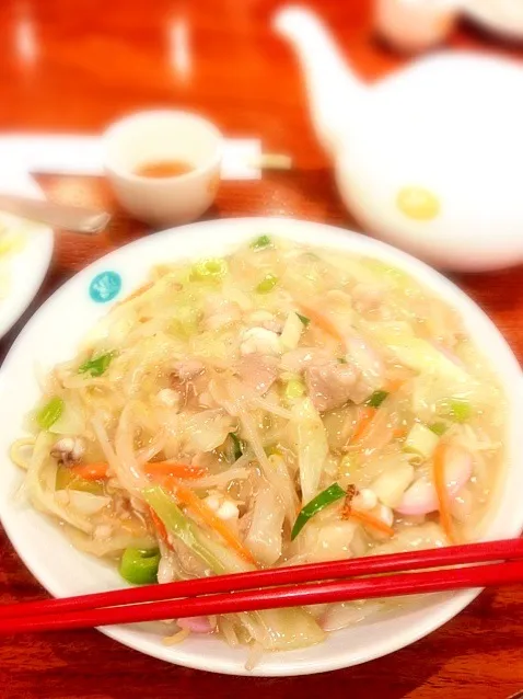 天津包子舘の太麺 皿うどん|tonさん