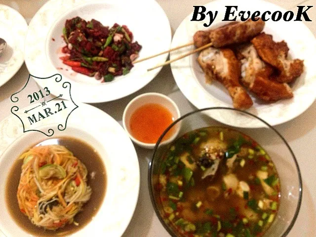 อาหารอีสาน แซ่บๆ 😋|ชอบทำอาหารเป็นชีวิตจิตใจค๊า... 🍳😍さん
