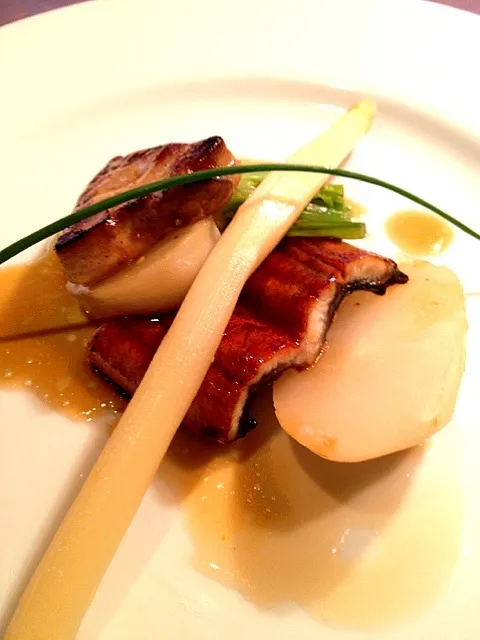 BBQ eel with braised Kabu and soy truffle  sauce|lauren shannonさん