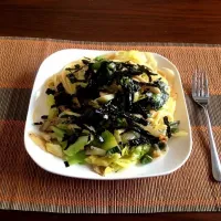 Snapdishの料理写真:新キャベツの和風パスタ|chunnaiさん