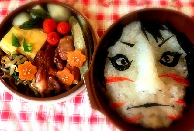 Snapdishの料理写真:樽美酒弁当   #obentoart|びすこさん