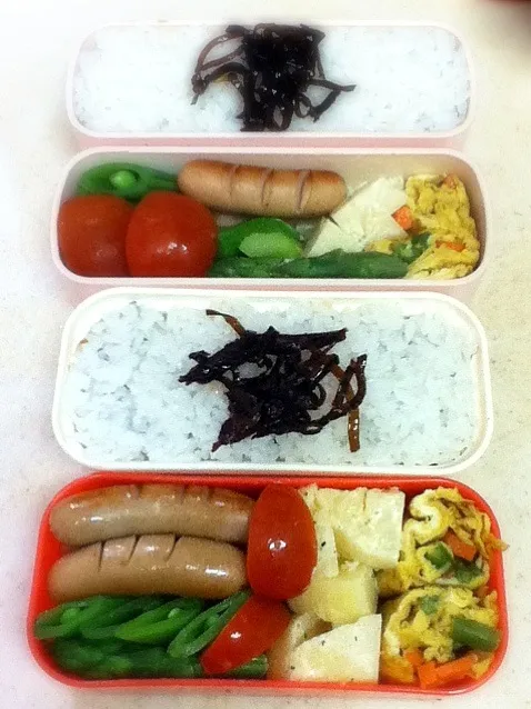 今日のJK&OL弁当は三國屋の焼き海苔で海苔サンド弁。Today's lunch box.|hoppycowさん