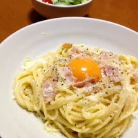 Snapdishの料理写真:カルボナーラ|chikaさん