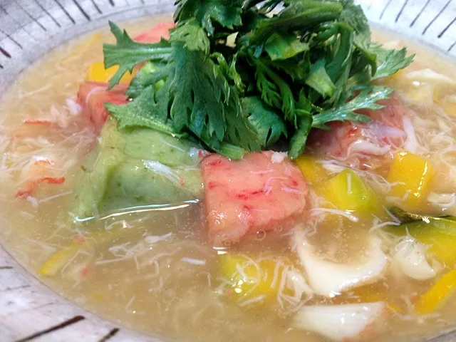 海老麩、菜の花麩の毛がにあんかけ(*^_^*)|古賀勝之さん