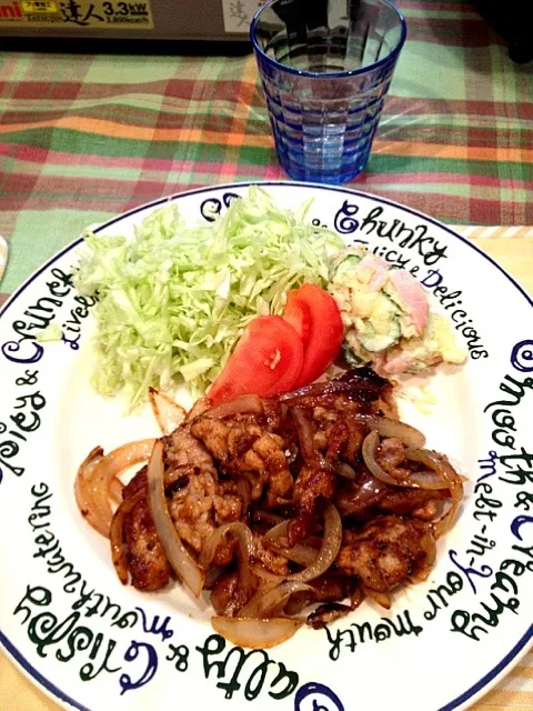 定食屋さんのこだわりショウガ焼き|あさこさん