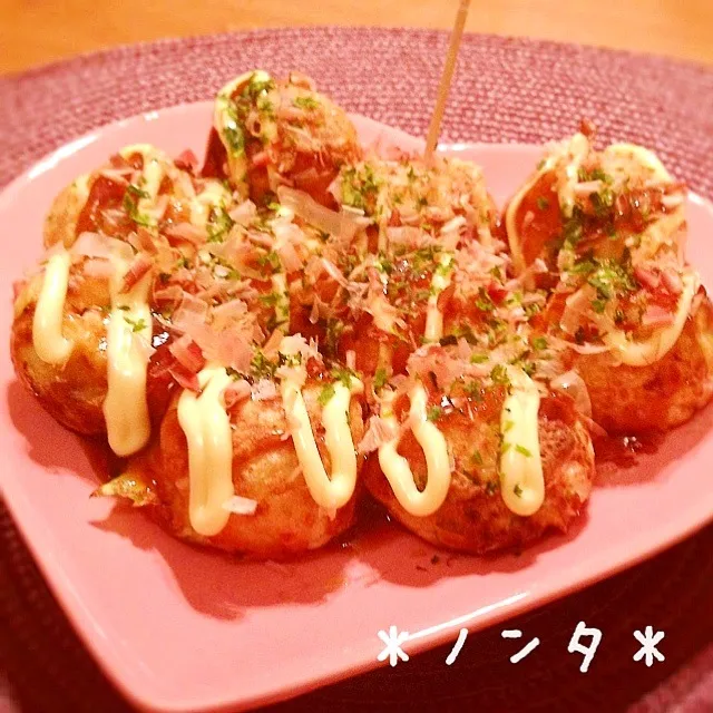 今日はたこ焼きパーティー♡|＊ノンタ＊さん