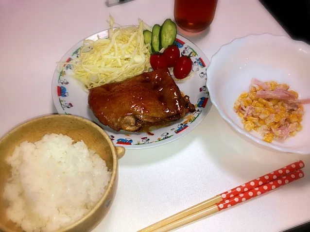 鶏モモ肉の照り焼き♡|かよりんさん