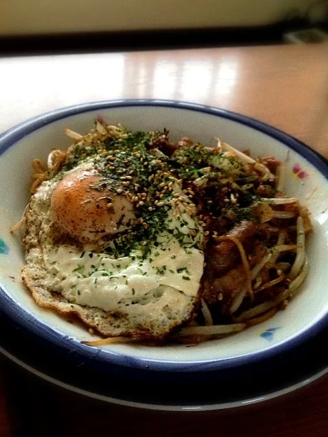 朝焼きそば〜笑|みつなち☆さん