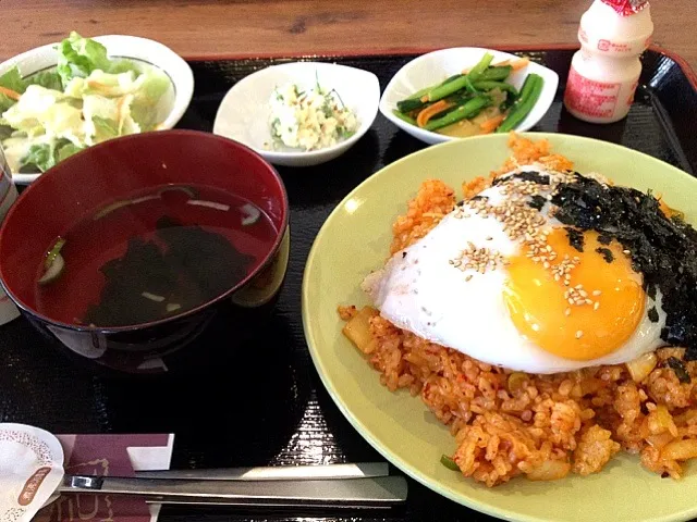 キムチチャーハン定食|toshi,I🍴さん