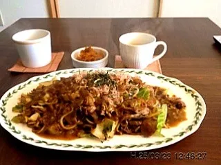 会津土産のカレー焼きそば|みちみちさん