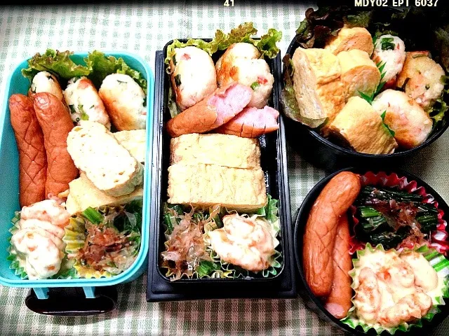 お弁当🎀3人分🎀|Maamiさん