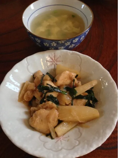 鶏肉と長芋のシャキッと炒め|芝辻健二さん