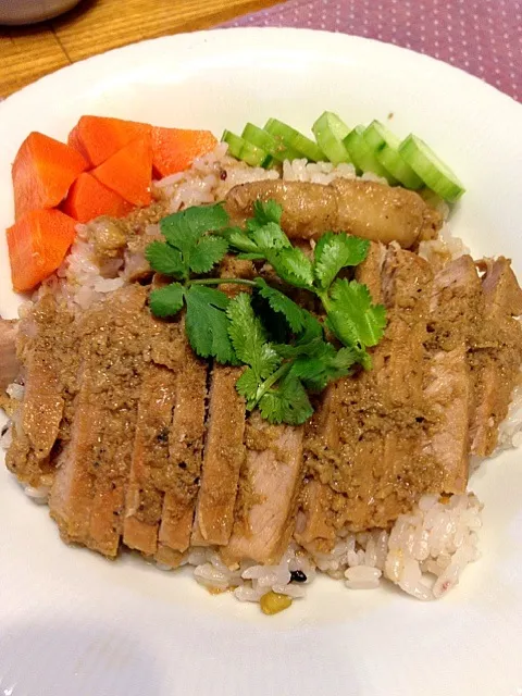 ข้าวหน้าหมูอบ|jamjaさん