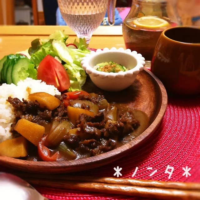 今日は子供達の大好きなカレーです♡|＊ノンタ＊さん