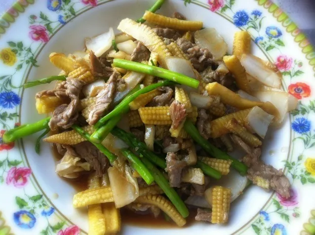 Snapdishの料理写真:Beef in oyster sauce with vegetables|Lädÿ~Kikiëさん