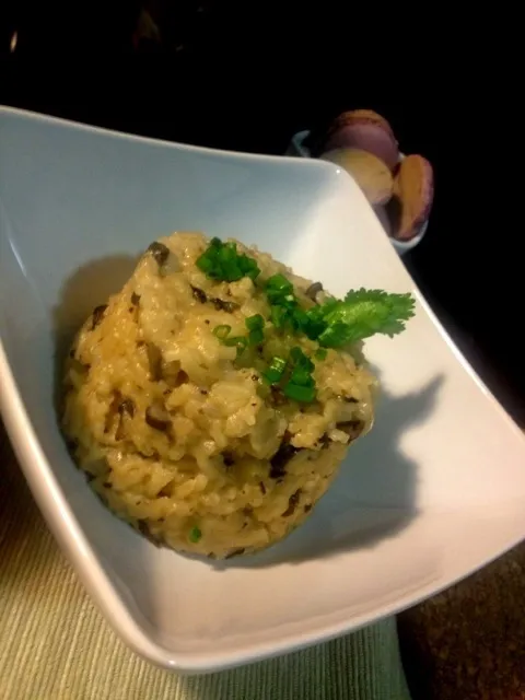 Snapdishの料理写真:wild mushroom risotto|Jerryさん