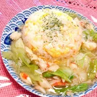 カニのあんかけチャーハン|まおさん