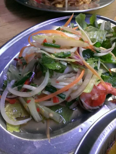 ヤム・タレー(seafood salada)|ふぃるまめんとさん