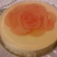 桃の花のチーズケーキ|たんじかおりさん